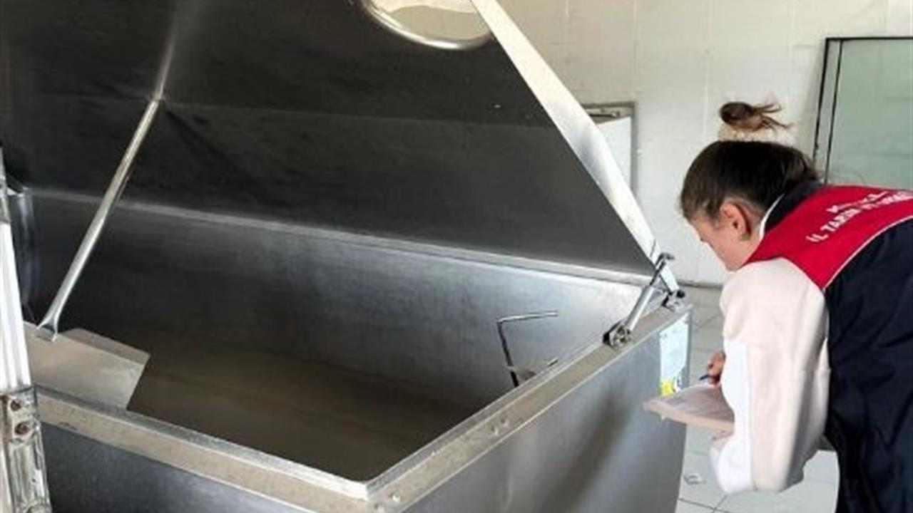 Kırklareli'nde Süt Toplama Merkezlerine Denetim Yapıldı