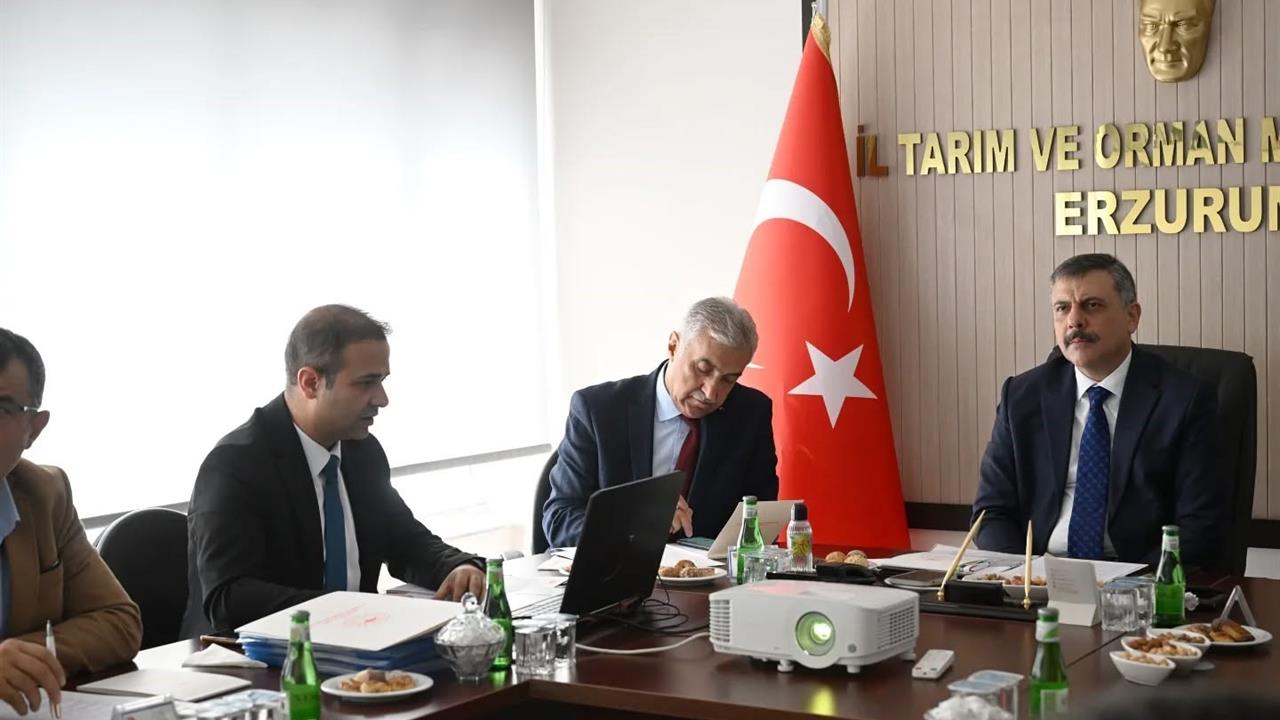 Erzurum'da Toprak Koruma Kurulu Toplantısı Yapıldı