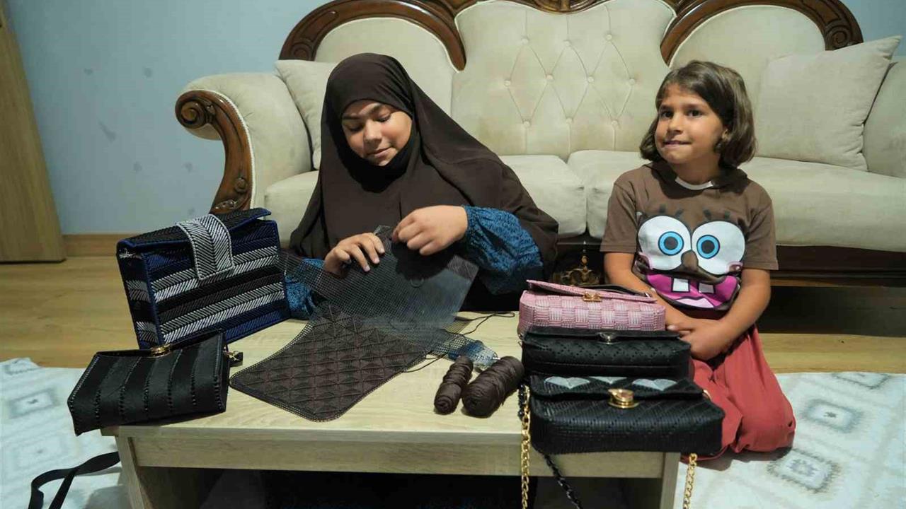 Muş'ta Engelli Gençten İlham Verici Çanta Projesi