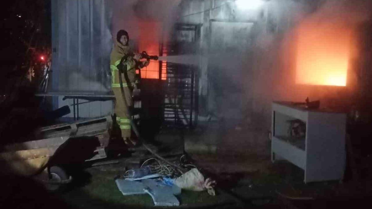 Edirne'de Yazlık Sitede Yangın Çıktı