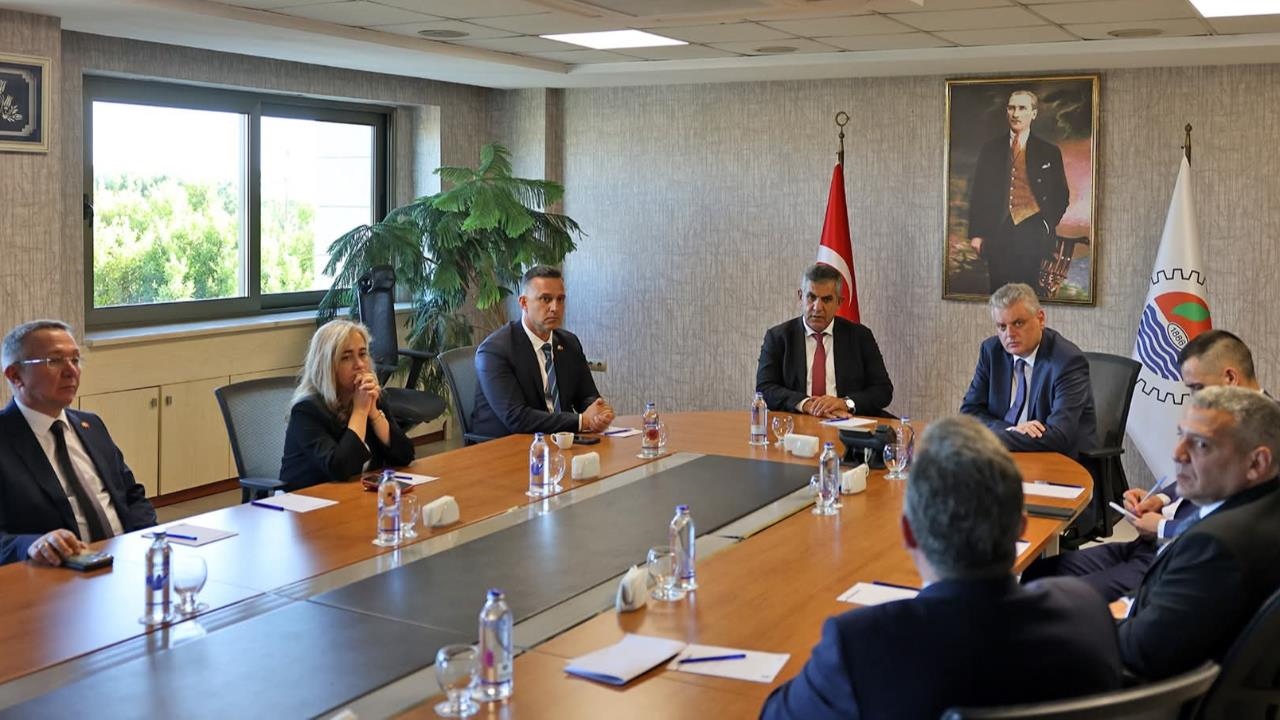 Moldova Ankara Büyükelçisi Dr. Oleg Serebrian Mersin TSO'ya Ziyaret