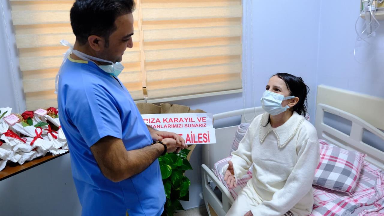 Van'da Irak'tan Gelen Yanık Hastasına Şifa Bulundu