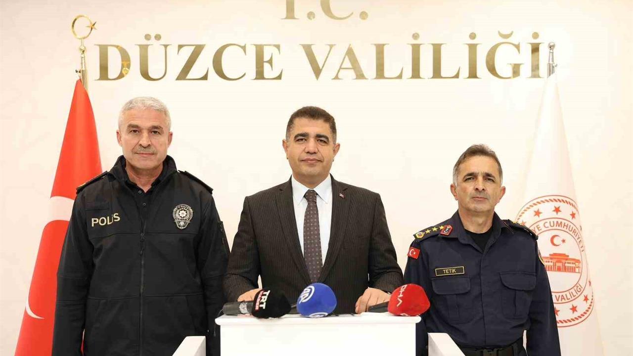 Düzce'de Suç Oranı Yüzde 10 Azaldı