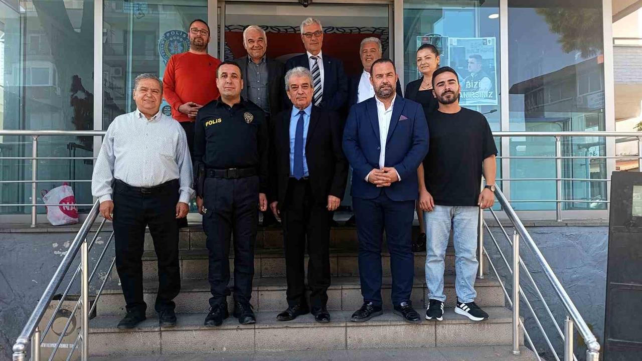 Sökeli Gazeteciler Emniyet Müdürü Çetinkaya ile Buluştu