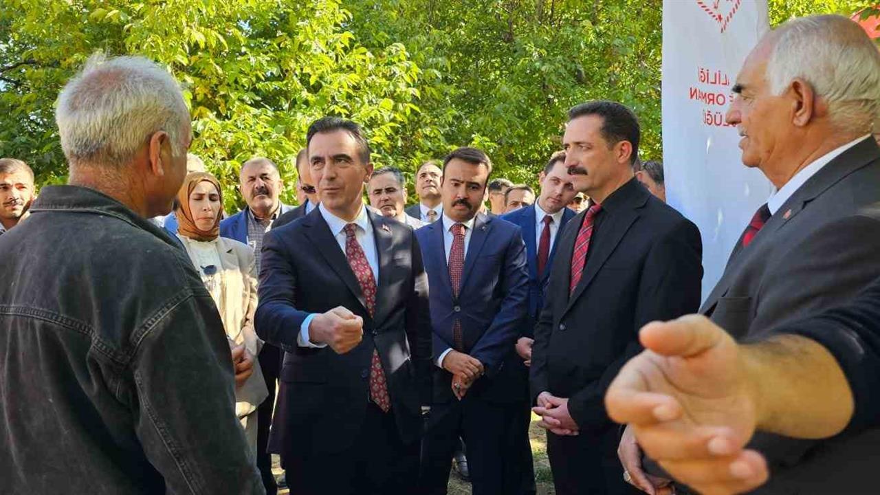 Van'da Vali Karakaya Ceviz Hasadına Katıldı