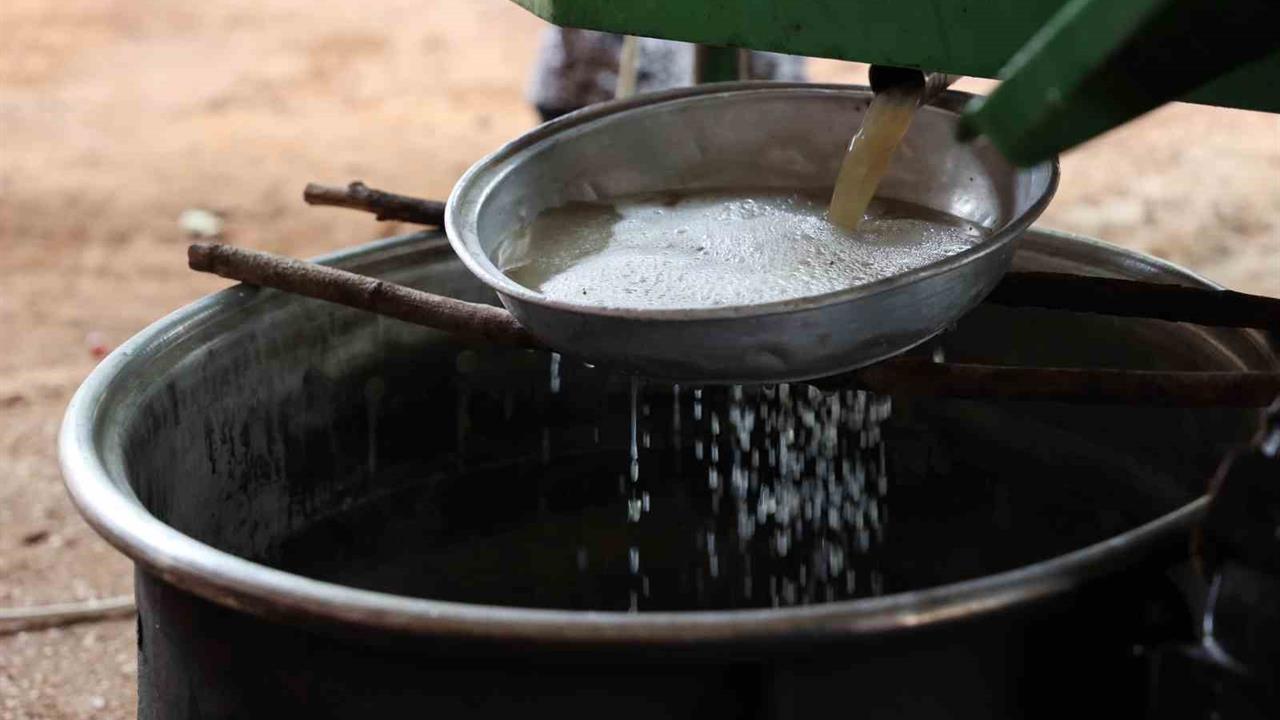 Antalya'da Üreticilere Üzüm Sıkma Makinesi Desteği