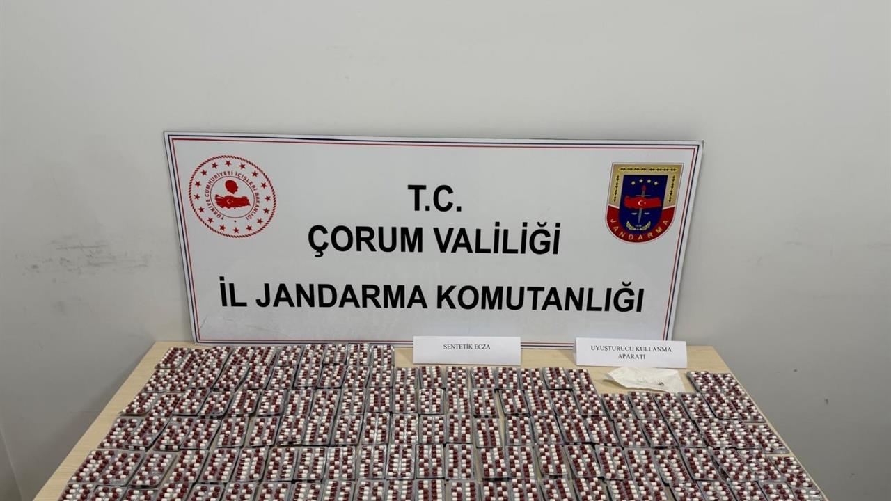 Çorum'da Uyuşturucu Operasyonu: 3 Gözaltı