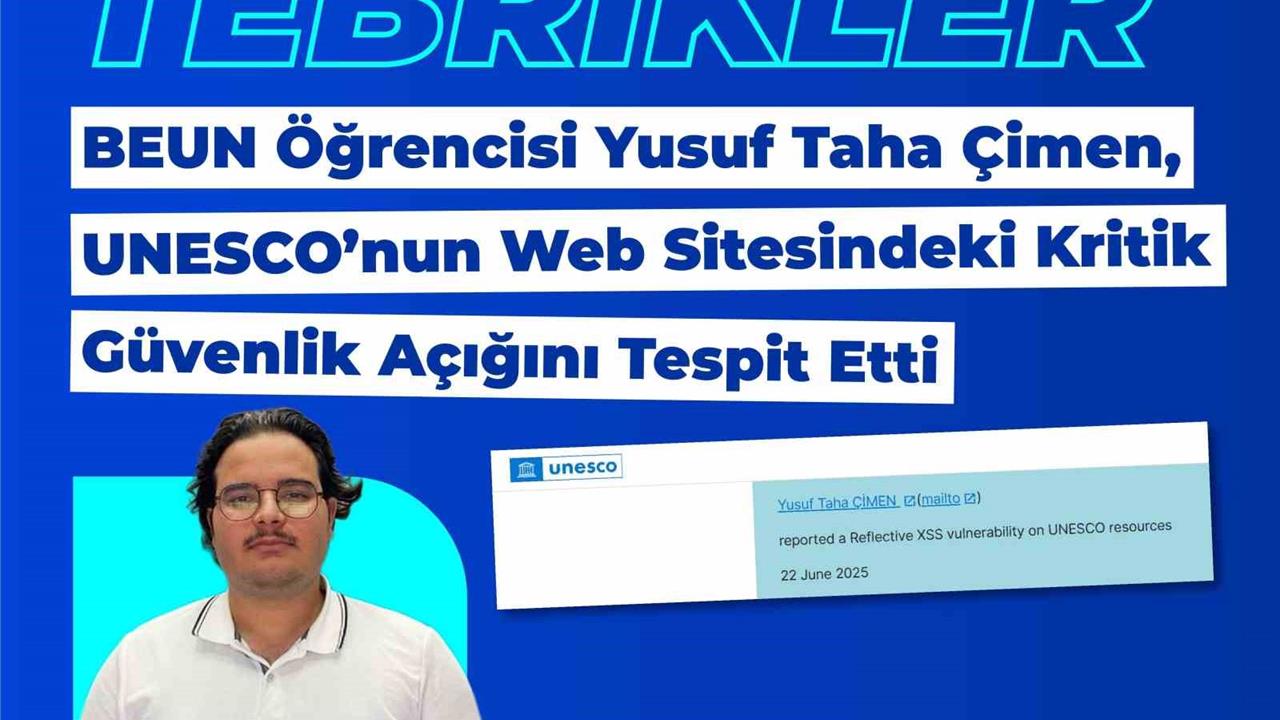 Zonguldak'ta BEUN Öğrencisinden UNESCO'ya Kritik Tespit