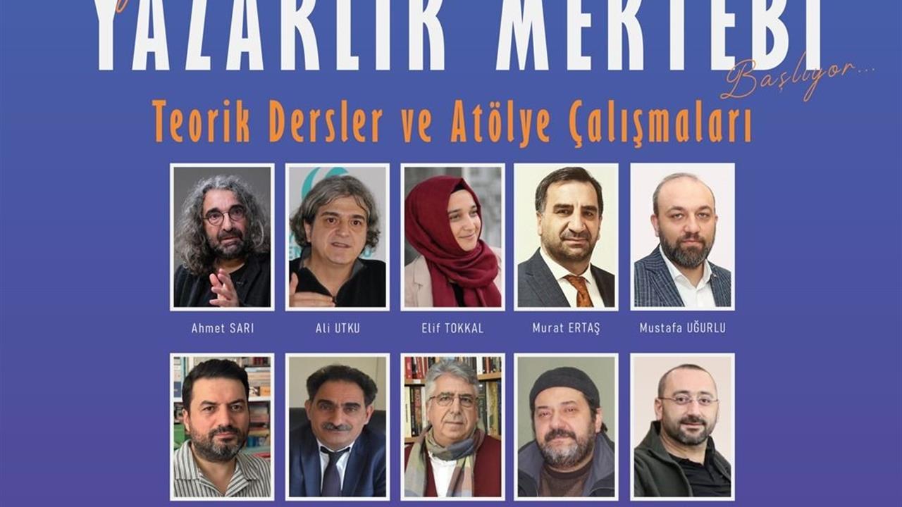 Erzurum'da Yazarlık Mektebi Başvuruları Başladı