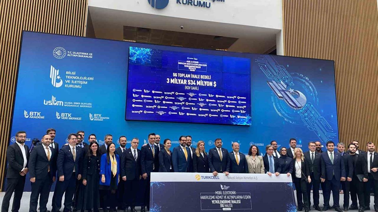 5G İhalesinde Rekor: Toplam Bedel 3,5 Milyar Doları Aştı