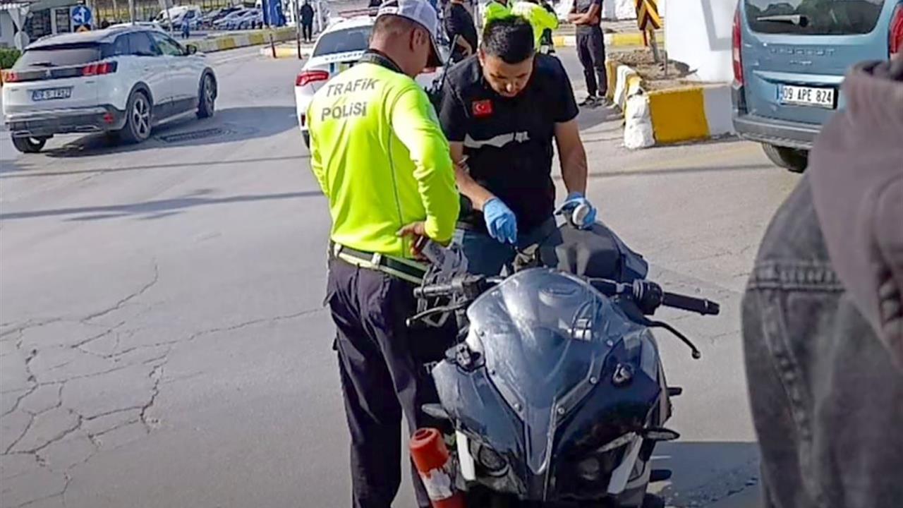 Aydın'da Çalıntı Motosikletle Kaçış Dramı: Yaralı Sürücü Yakalandı