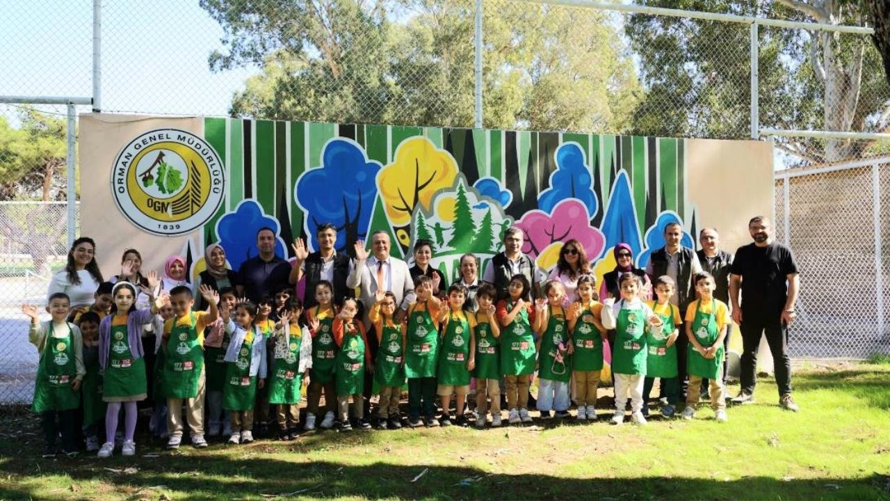 Mezitli Orman Okulunda Doğa Dostu Öğrenciler Buluştu