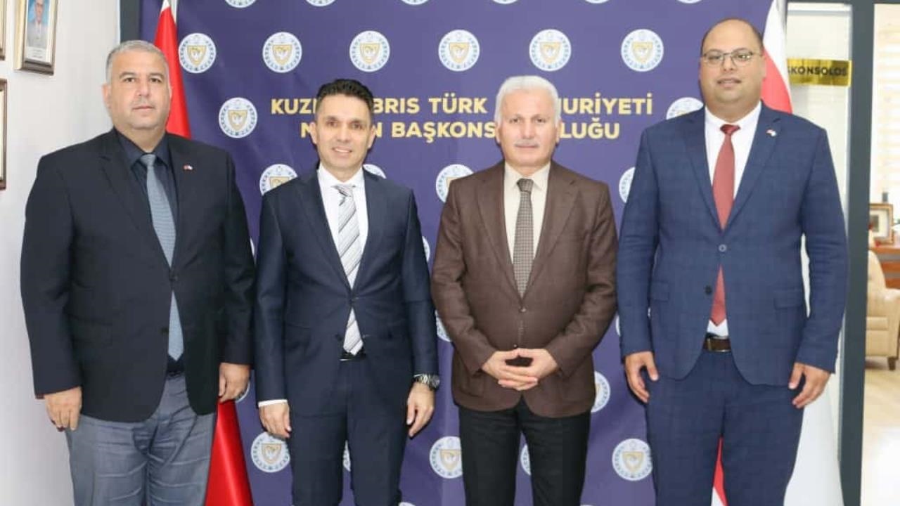 Mersin İl Müftüsü Yığman’dan KKTC Başkonsolosu Çağatay’a Hayırlı Olsun Ziyareti