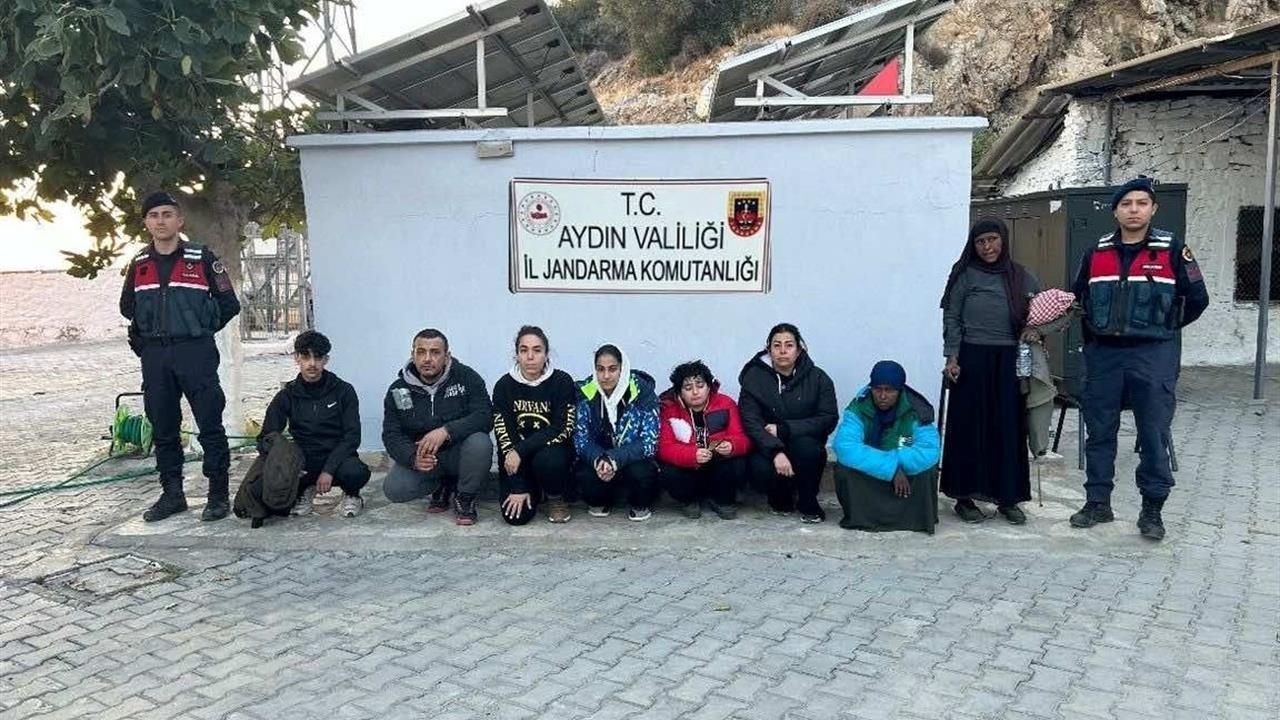 Aydın'da Düzensiz Göçmen Operasyonu: 8 Kişi Yakalandı
