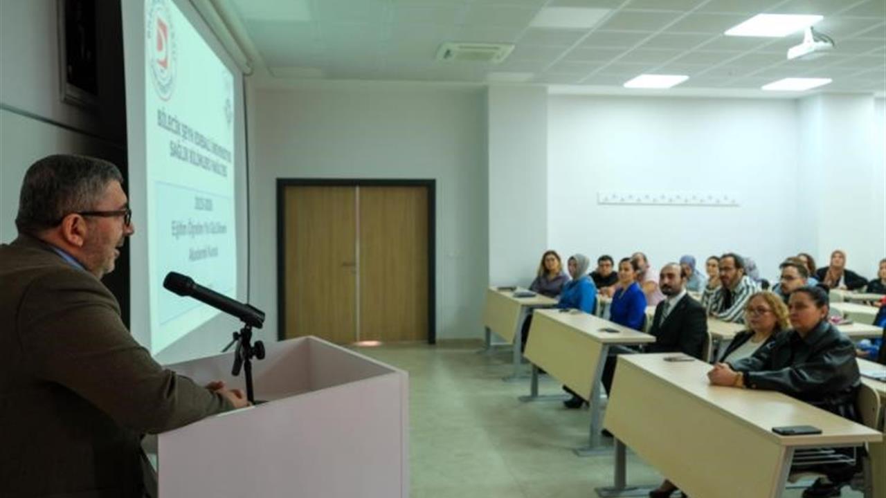 Bilecik'te Sağlık Bilimleri Fakültesi Akademik Toplantısı Yapıldı