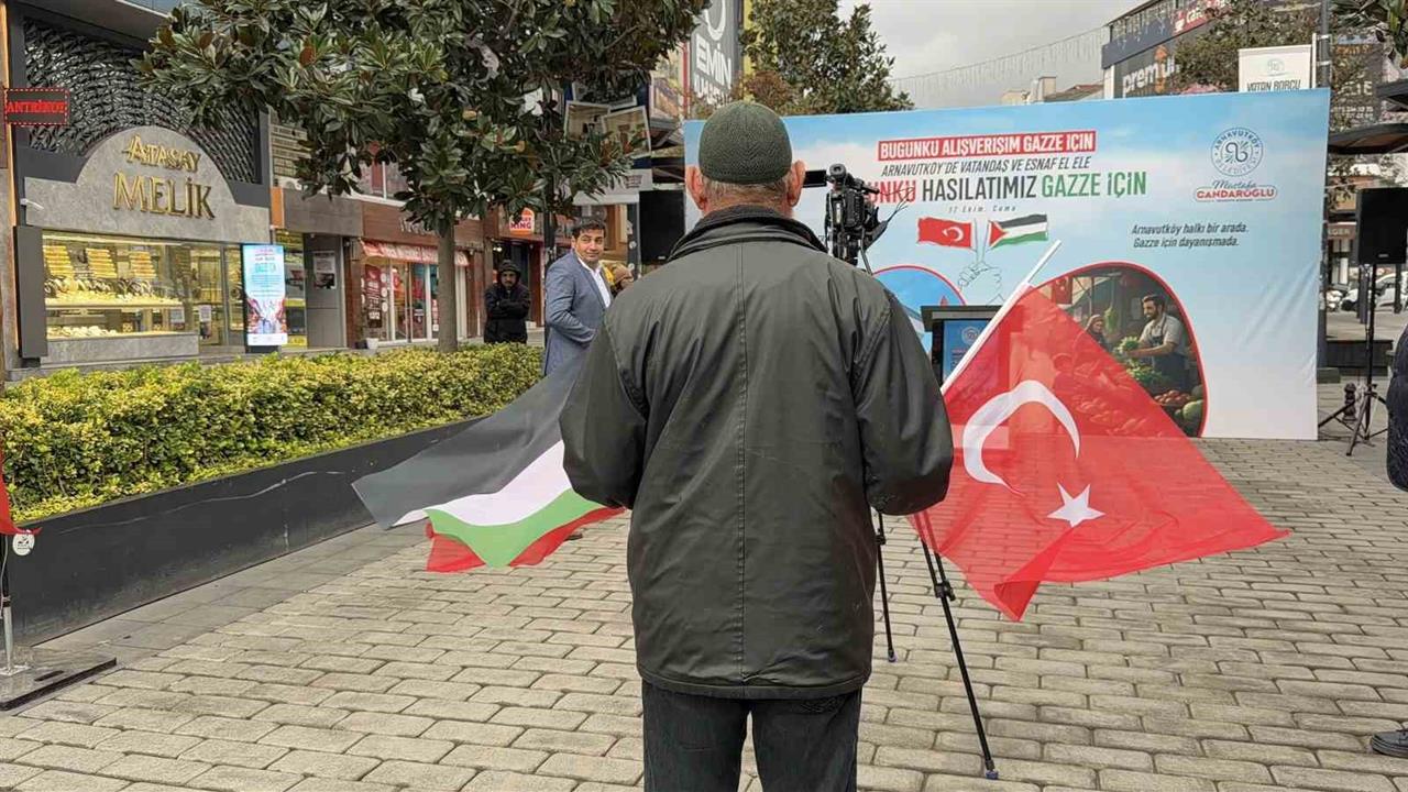 Gazze İçin Tek Yürek: Arnavutköy'de Dayanışma Etkinliği