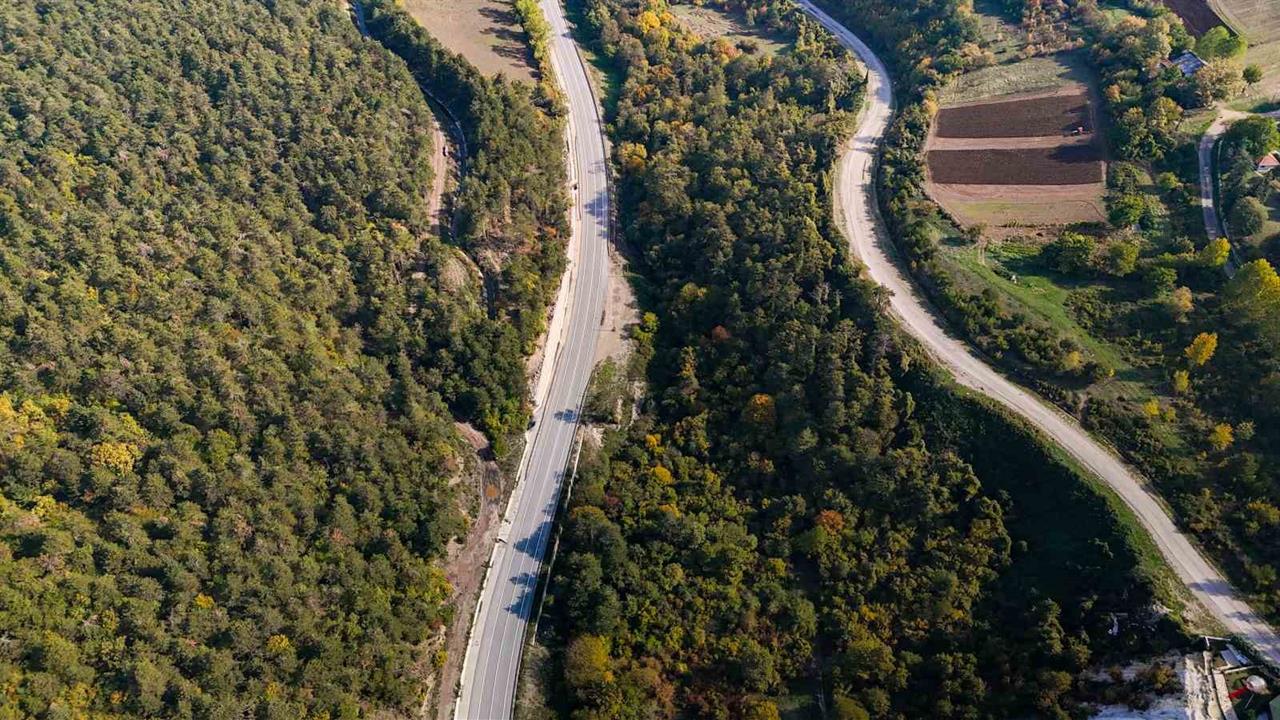 Bolu-Mudurnu Yolunda Sonbahar Manzarası Keyfi