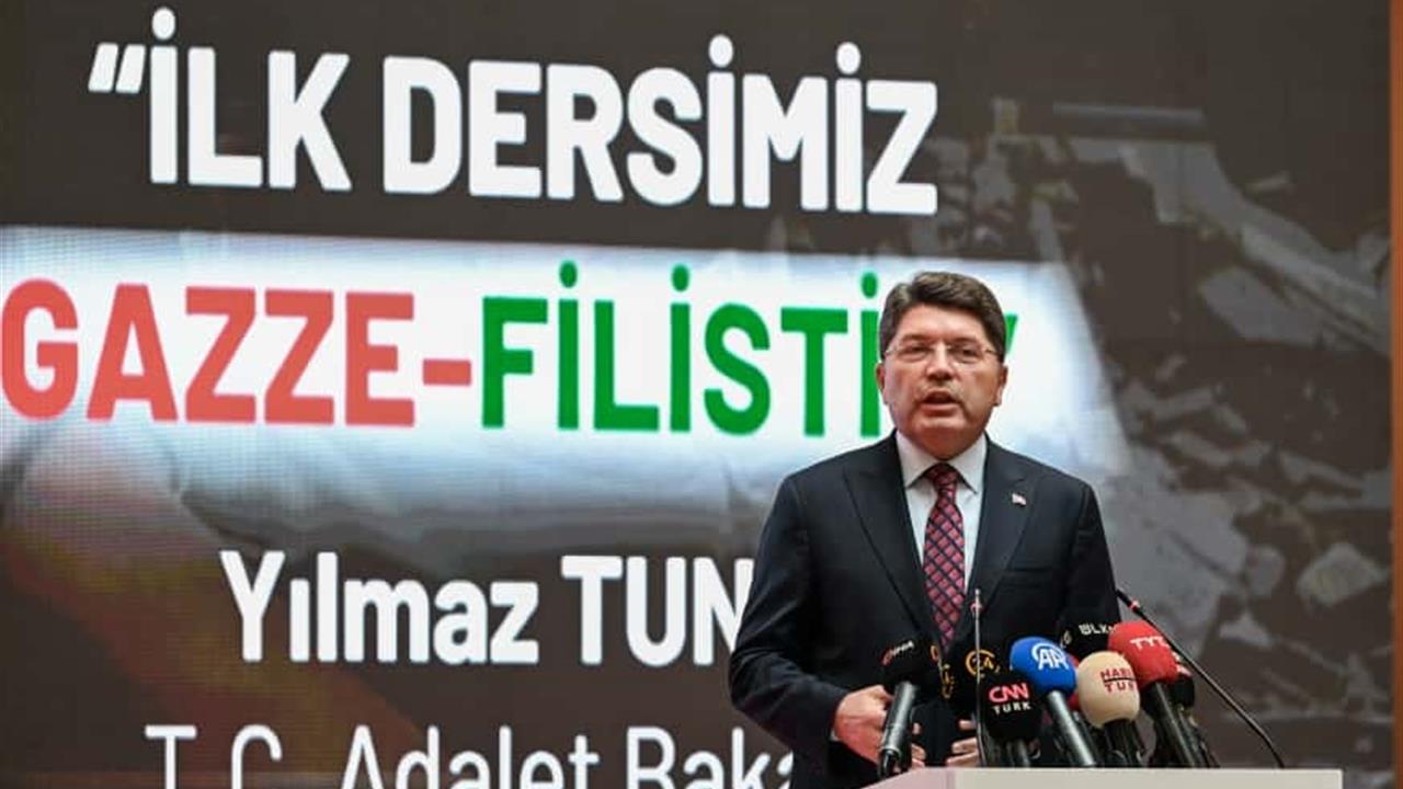 İstanbul'da Adalet Bakanı Tunç'tan Filistin Açıklamaları