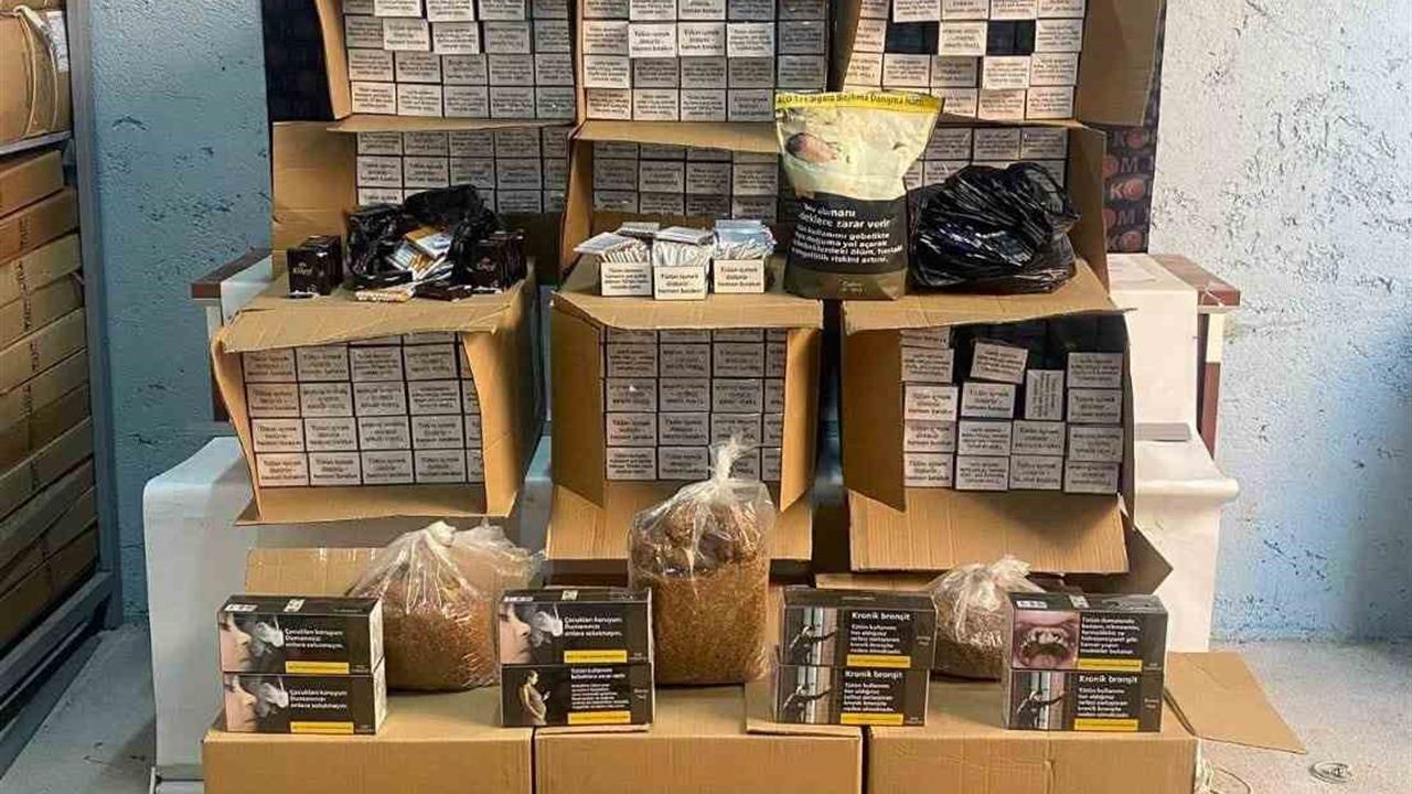 Tokat’ta Kaçak Tütün Operasyonu: 180 Bin Makaron Ele Geçirildi