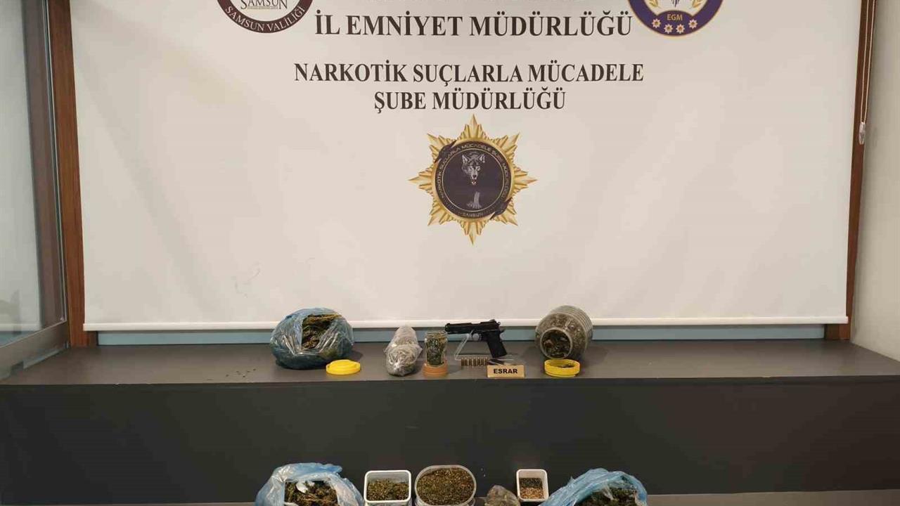 Samsun'da Uyuşturucu ve Silah Operasyonu: 1 Gözaltı