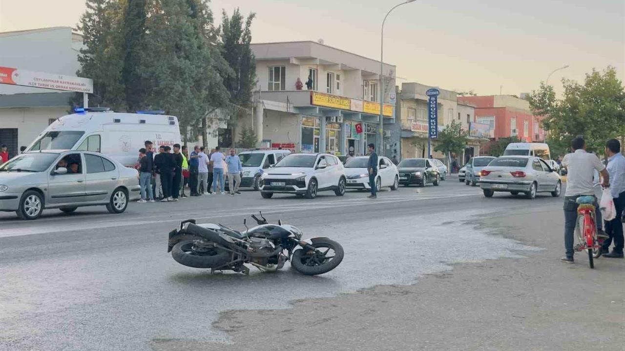 Ceylanpınar'da Trafik Kazası: 1 Yaralı