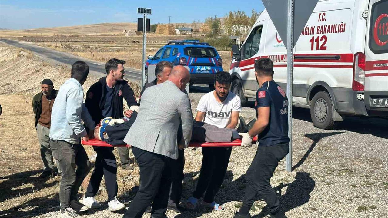 Karayazı’da Trafik Kazası: 1 Yaralı