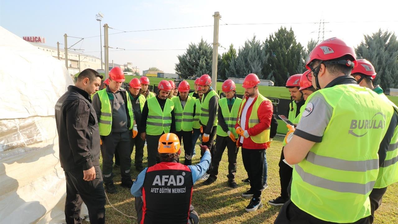 Bursa'da Burulaş Afet Hazırlık Eğitimleri Artırıyor