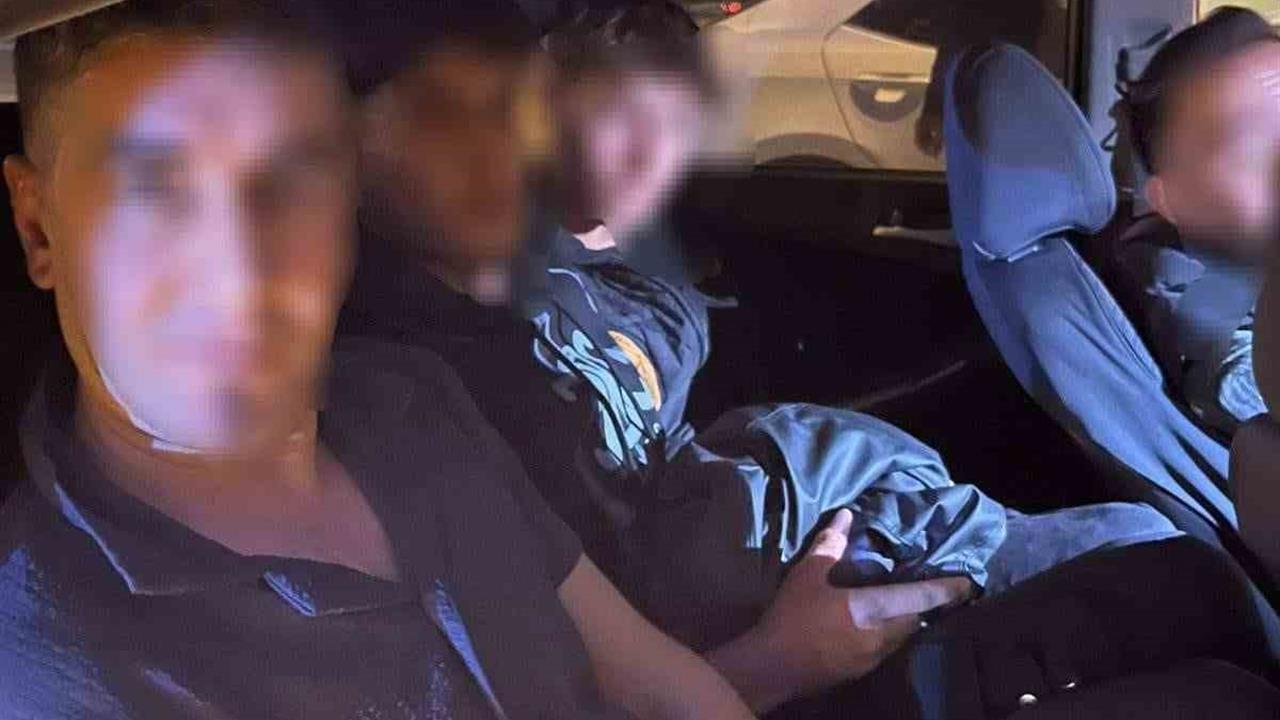 Bursa-İstanbul Otoyolunda Düzensiz Göçmen Operasyonu