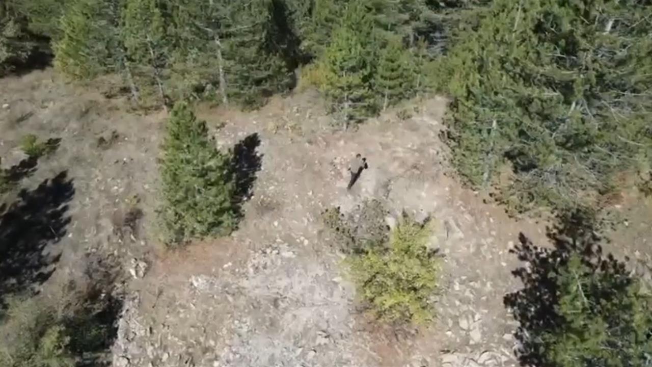 Isparta'da Dronla Kaçak Avcı Yakalandı