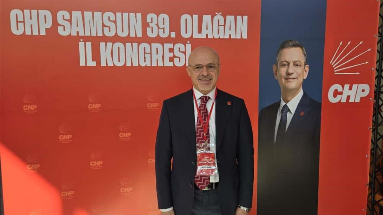 Mehmet Özdağ CHP Samsun İl Başkanlığına Yeniden Seçildi