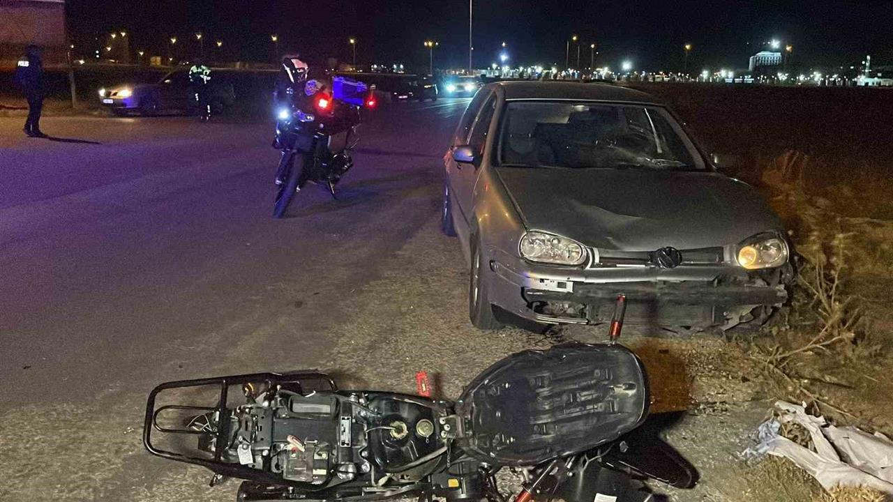 Karaman'da Motosiklet Kazası: Sürücü Yaralandı