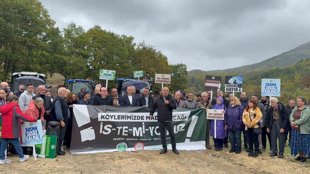 Gemlik’te ormanıma dokunma eylemi - BURSA