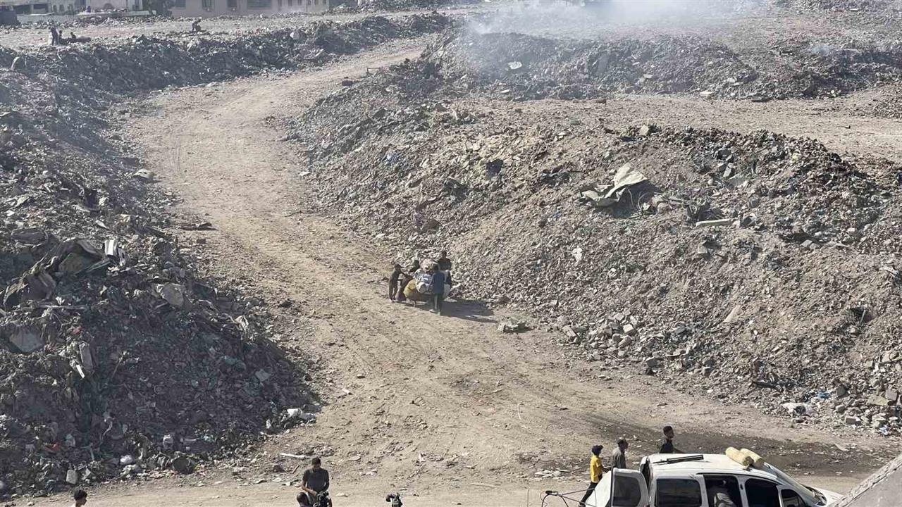 Gazze’de Çöp Miktarı Çeyrek Milyon Tonu Aştı