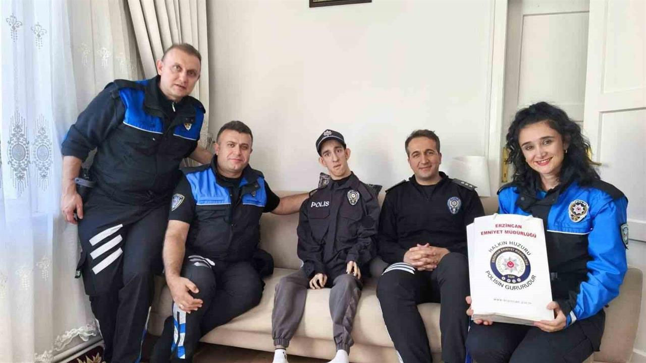 Samet’in Polis Üniforması Giyme Hayali Gerçekleşti