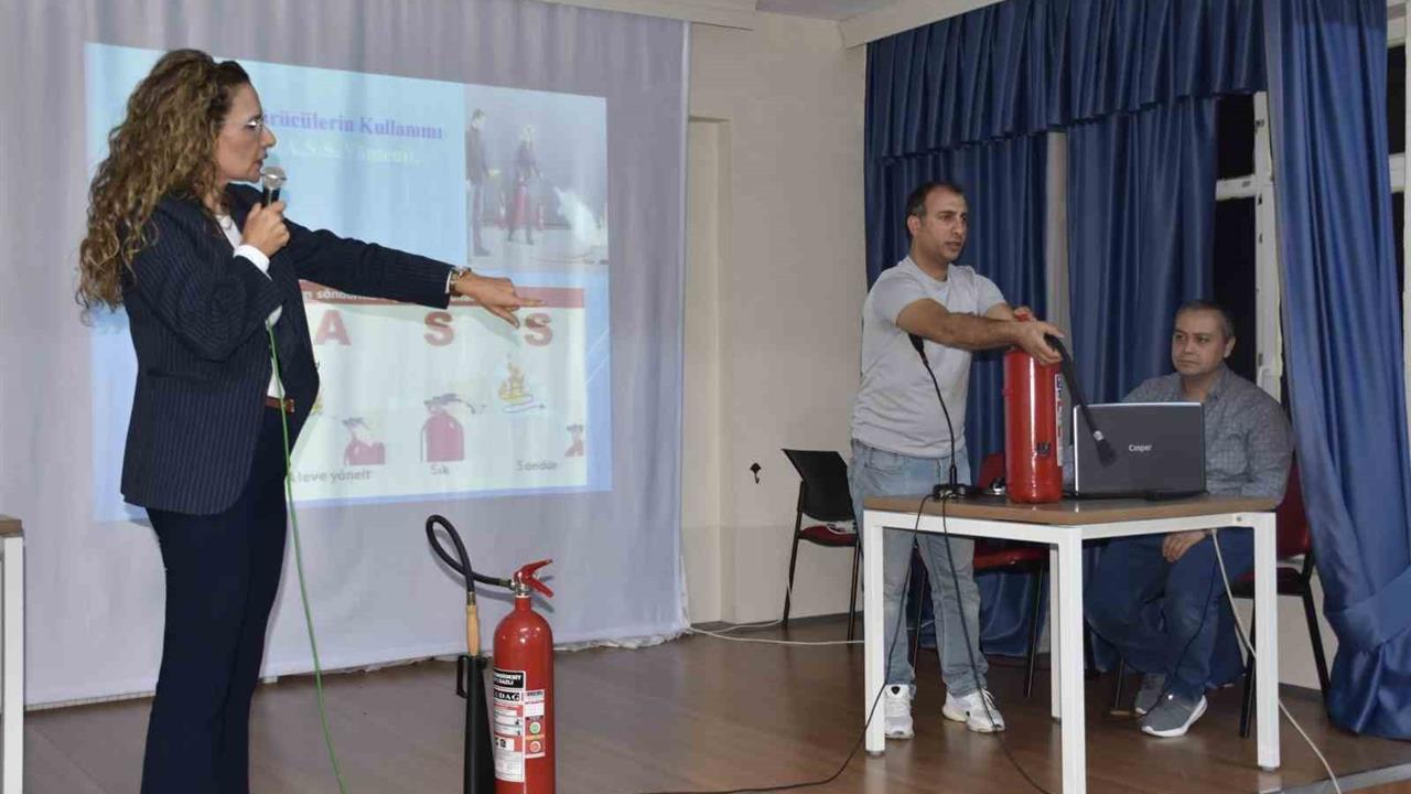 Karacabey Belediyesi’nden öğrencilere ’yangın eğitimi’ - BURSA