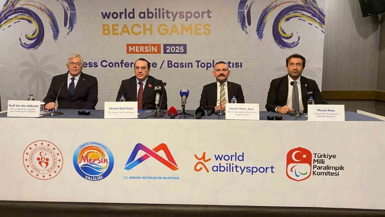 Mersin 2025 Dünya Bedensel Engelliler Plaj Oyunları'na Hazırlanıyor