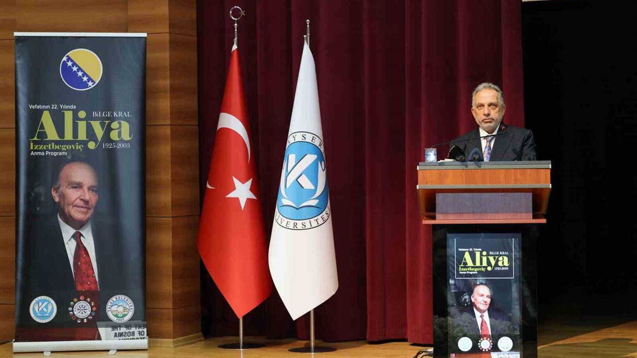 Talas Belediyesi’nden ‘Bilge Kral’ Aliya İzzetbegoviç’e anlamlı anma - KAYSERİ