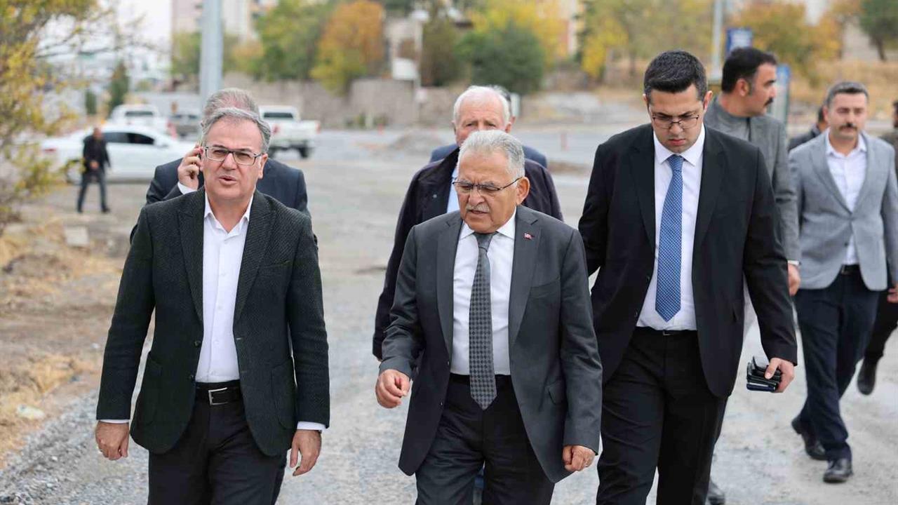 Hacılar'da Kayseri Caddesi Yenileniyor