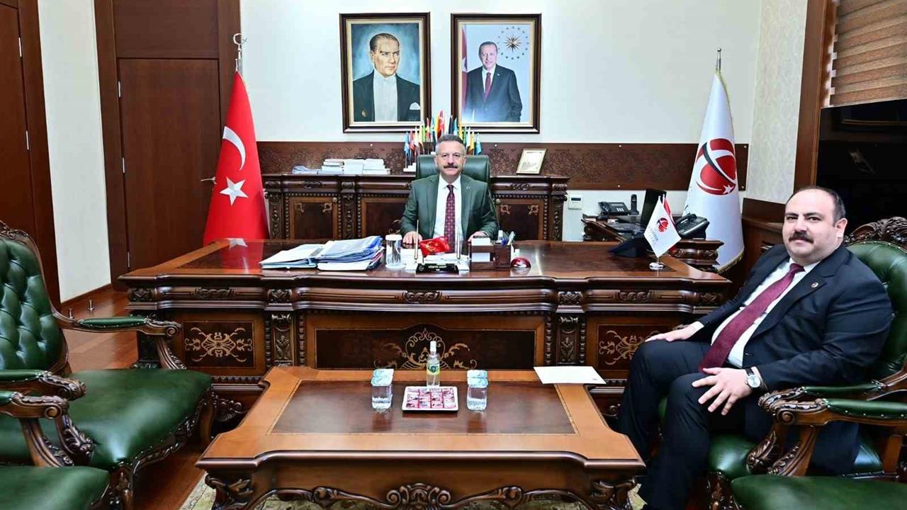 Başkan Hamamcı, Vali Aksoy’a Projeleri Anlattı