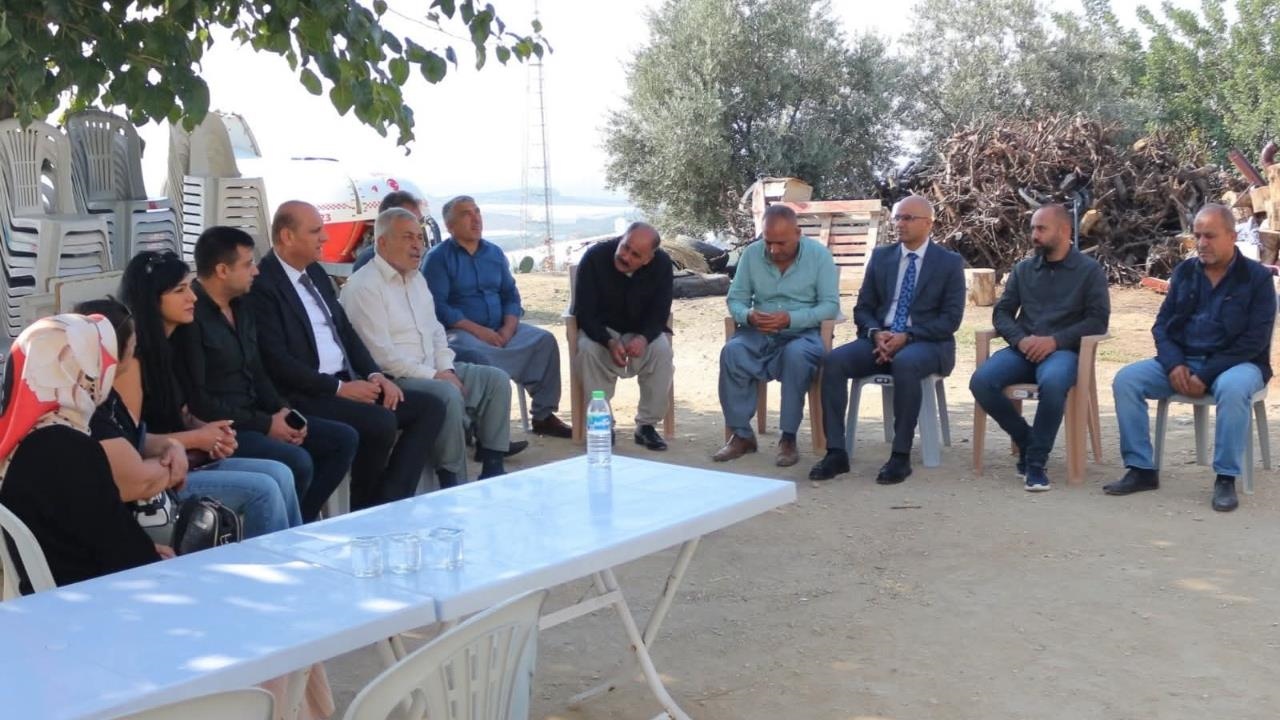 Tarsus'ta Trafik Kazasında Hayatını Kaybeden Emir Ali Aktaş'a Taziye Ziyareti