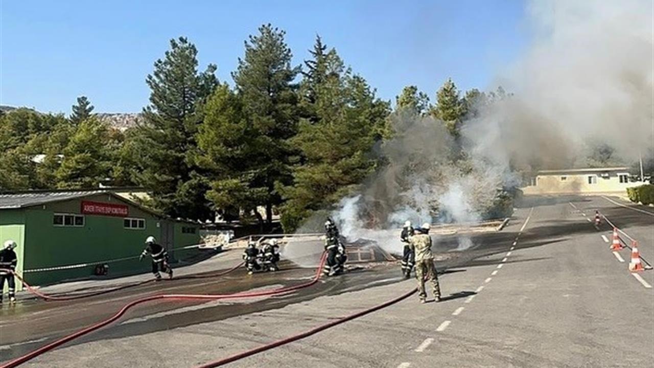 Şırnak’ta Askeri Personele Yangın Eğitimi Verildi