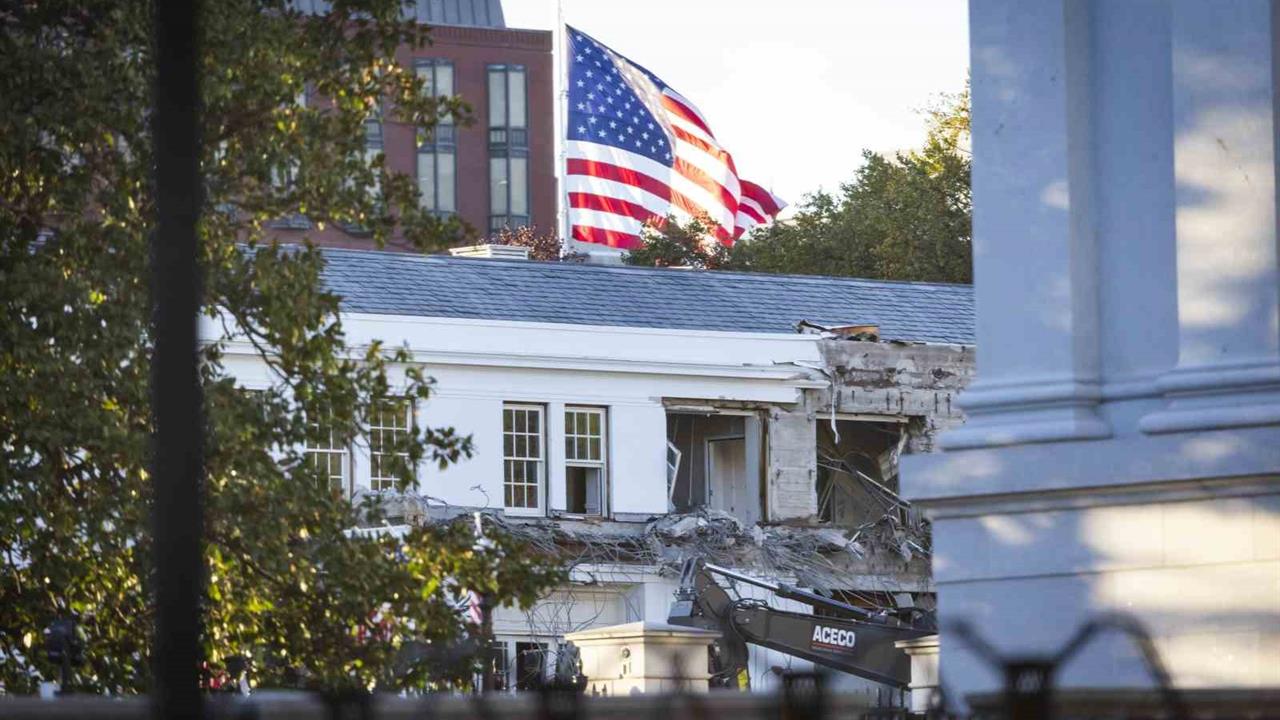 Beyaz Saray’da 200 Milyon Dolarlık Balo Salonu İnşaatı Başladı