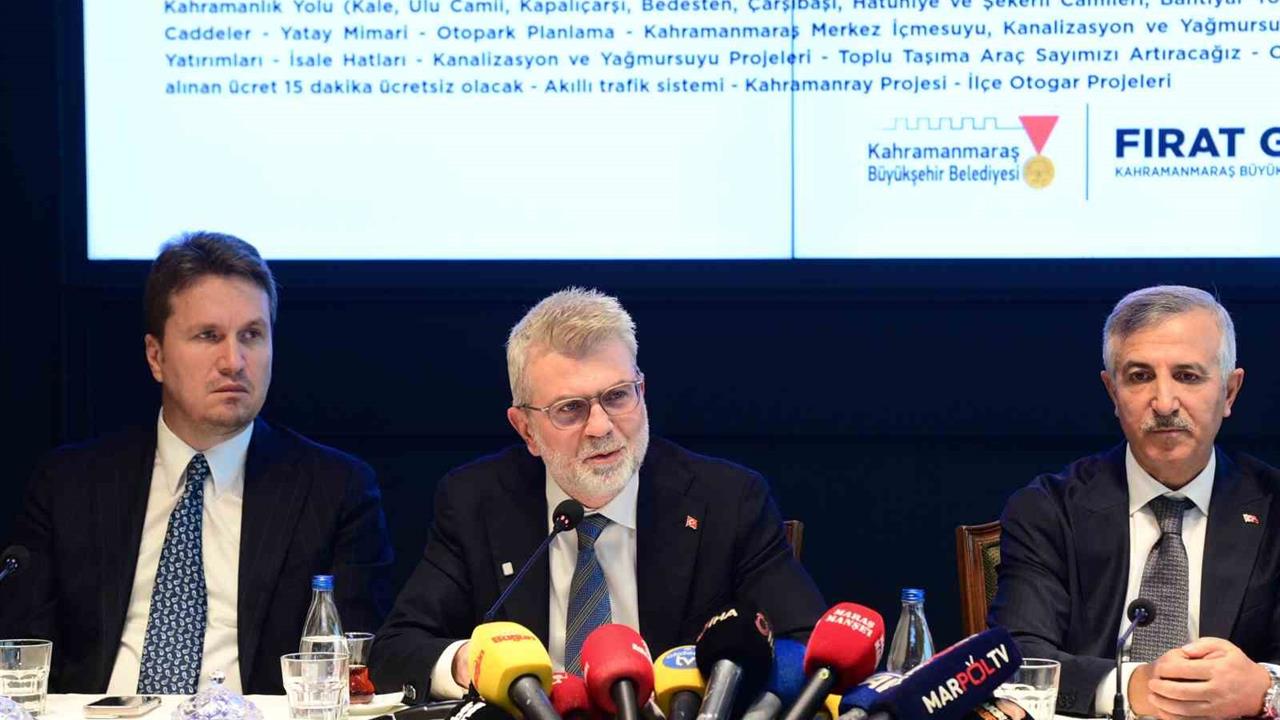 Kahramanmaraş'ta 114 Proje İçin Hız Kesilmiyor