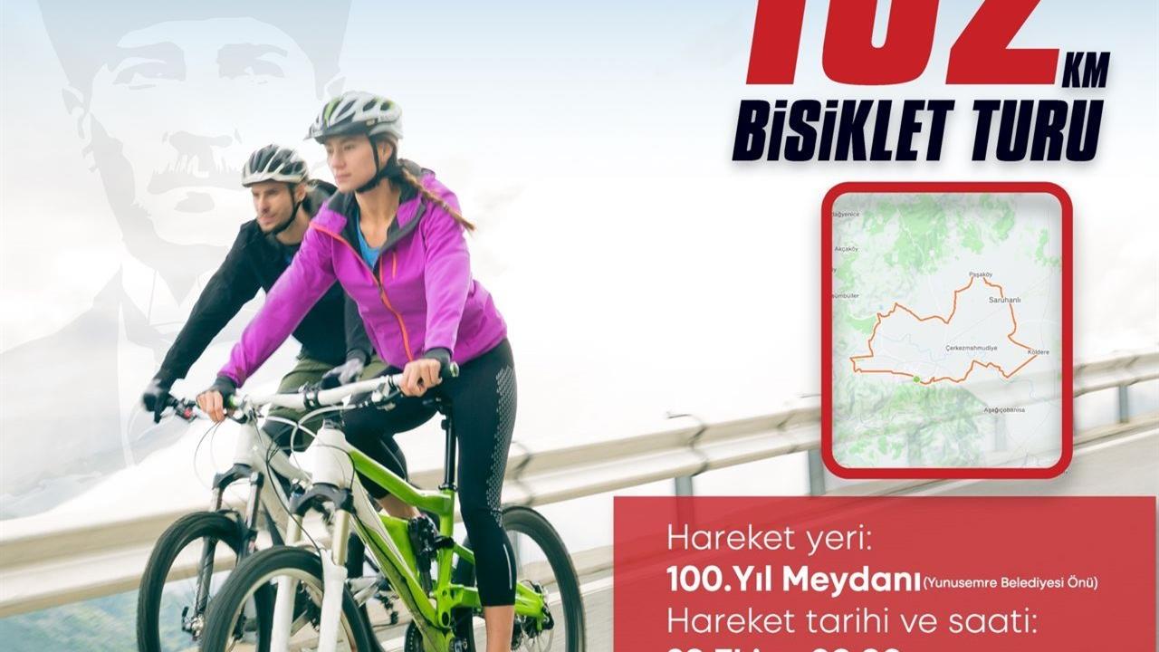 Cumhuriyetin 102. Yılına Özel Bisiklet Turu Manisa'da Düzenleniyor