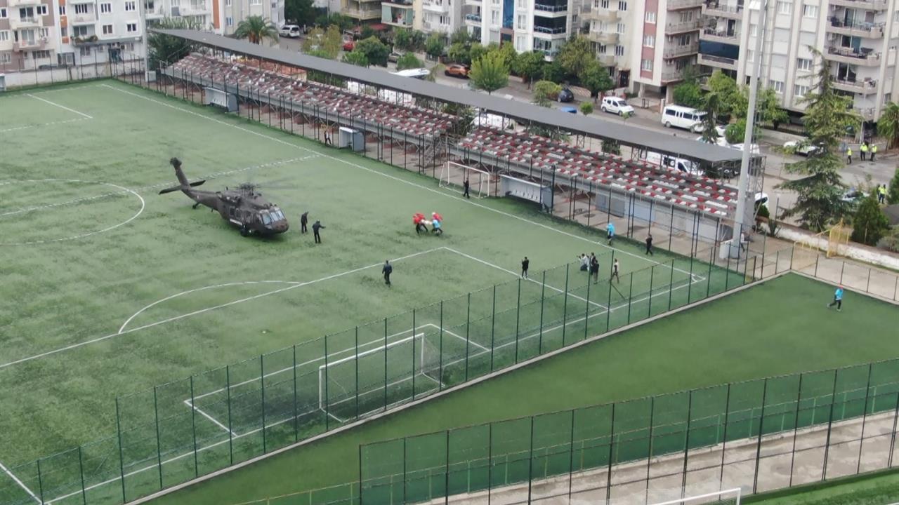 Aydın'da Helikopterli Kurtarma Tatbikatı Gerçekleşti