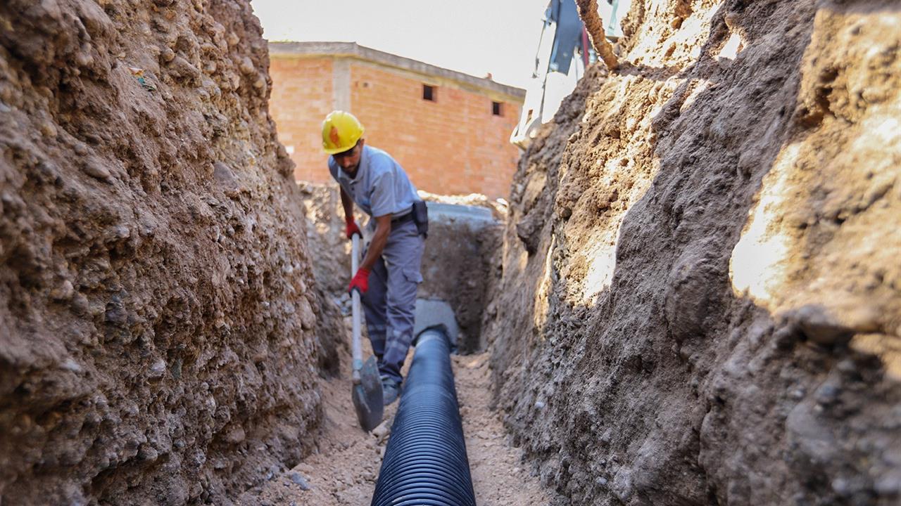 Diyarbakır'da Kanalizasyon Altyapısı Yenileniyor