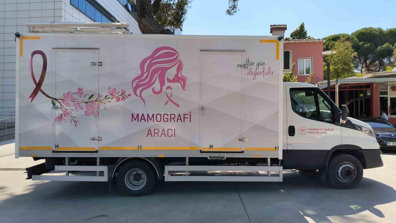Manisa'da Mobil Mamografi Aracı Türkiye Birincisi Oldu