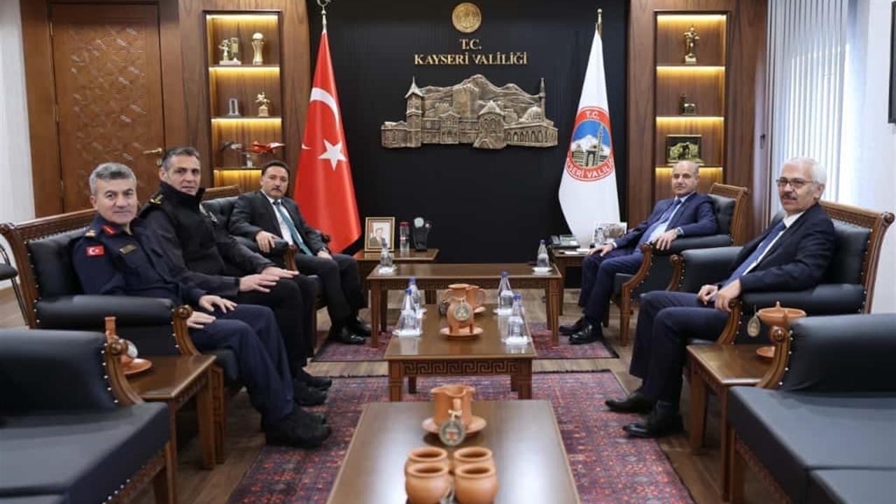 İçişleri Bakan Yardımcısı Kayseri Valiliği'ni Ziyaret Etti