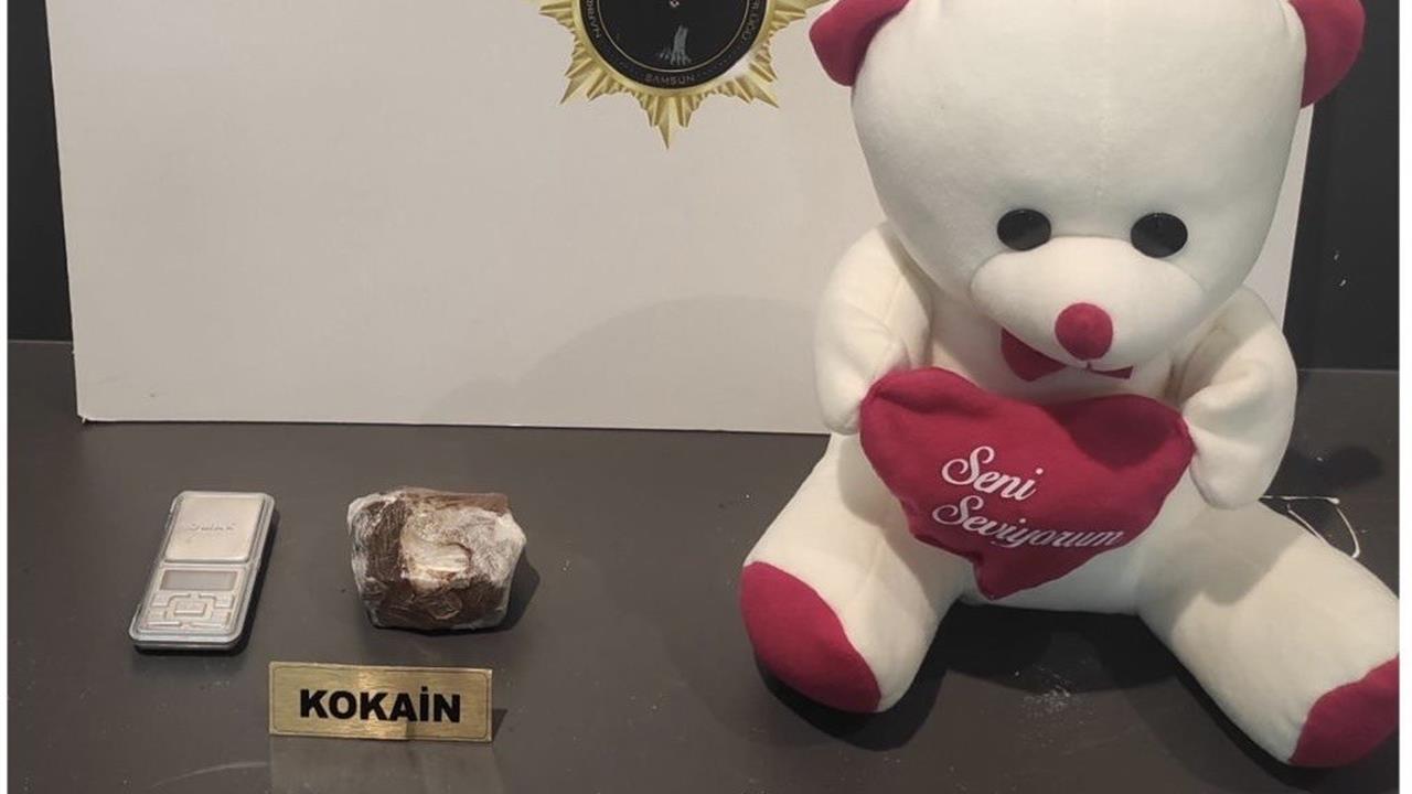 Samsun'da Oyuncak Ayı İçinde Gizli Kokain Yakalandı: 1 Gözaltı
