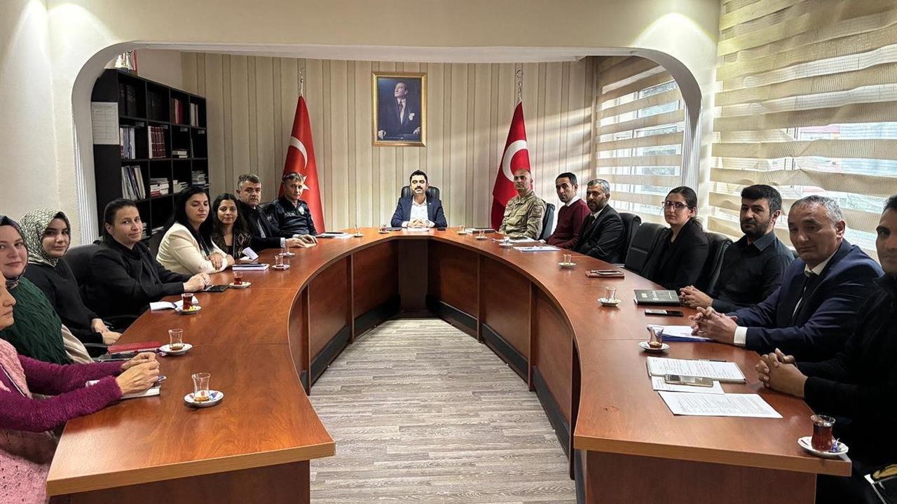 Susuz'da Kaymakam Tutal'dan Koordinasyon Vurgusu